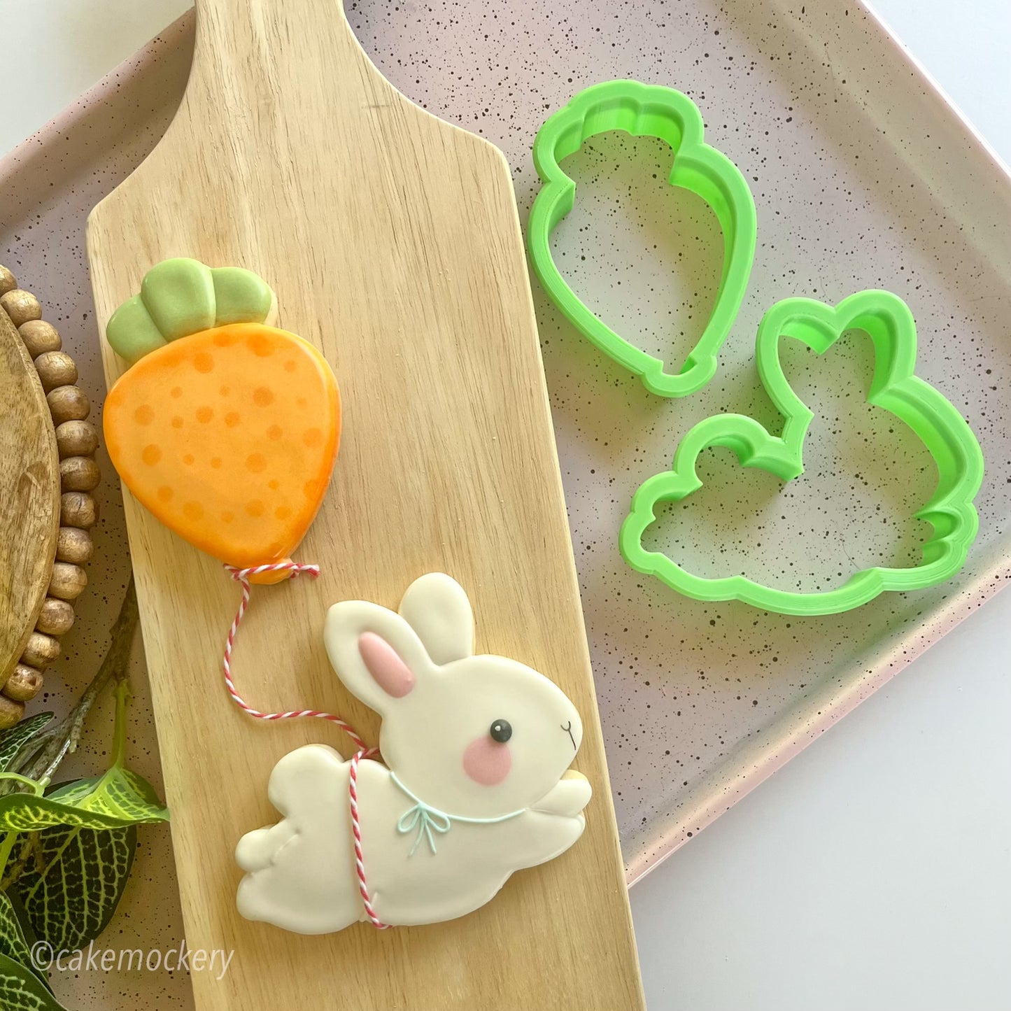 Bounding Bunny Cookie Cutter