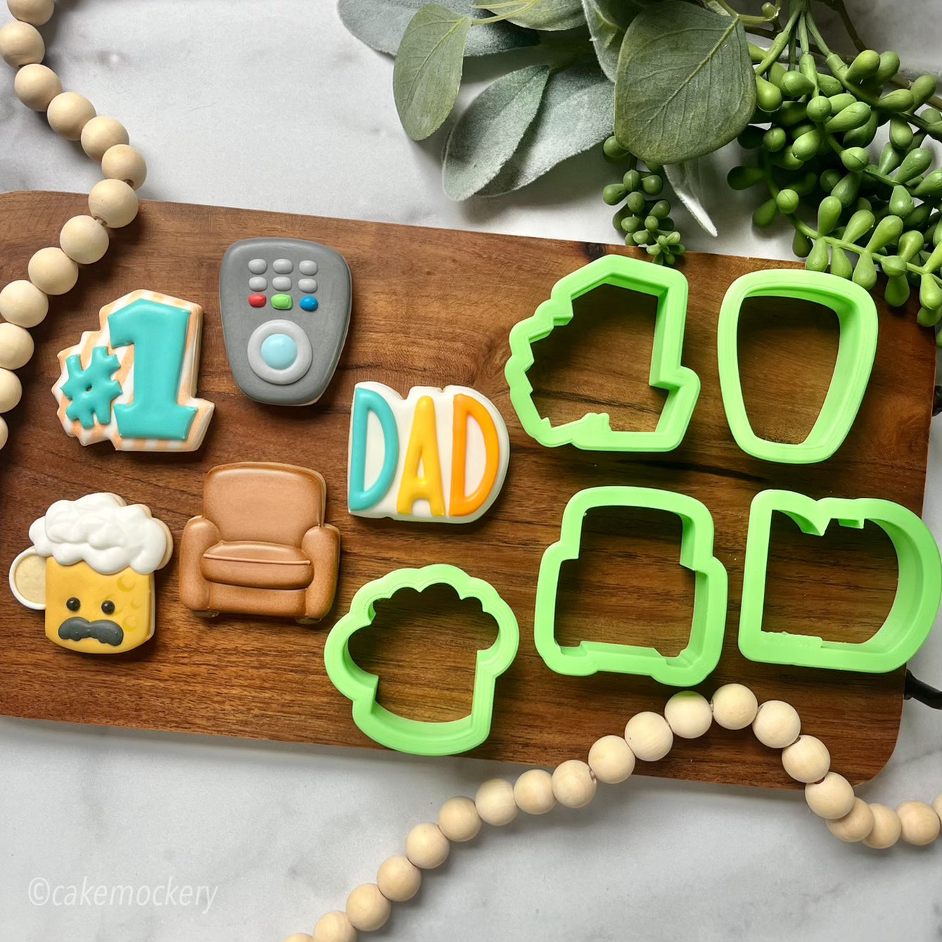Mini Chill Dad Set of 5 Cookie Cutter