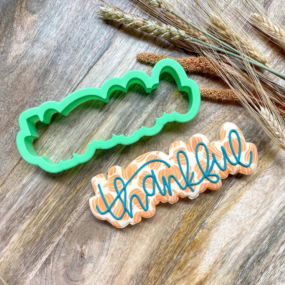 Skinny Thankful Cookie Cutter