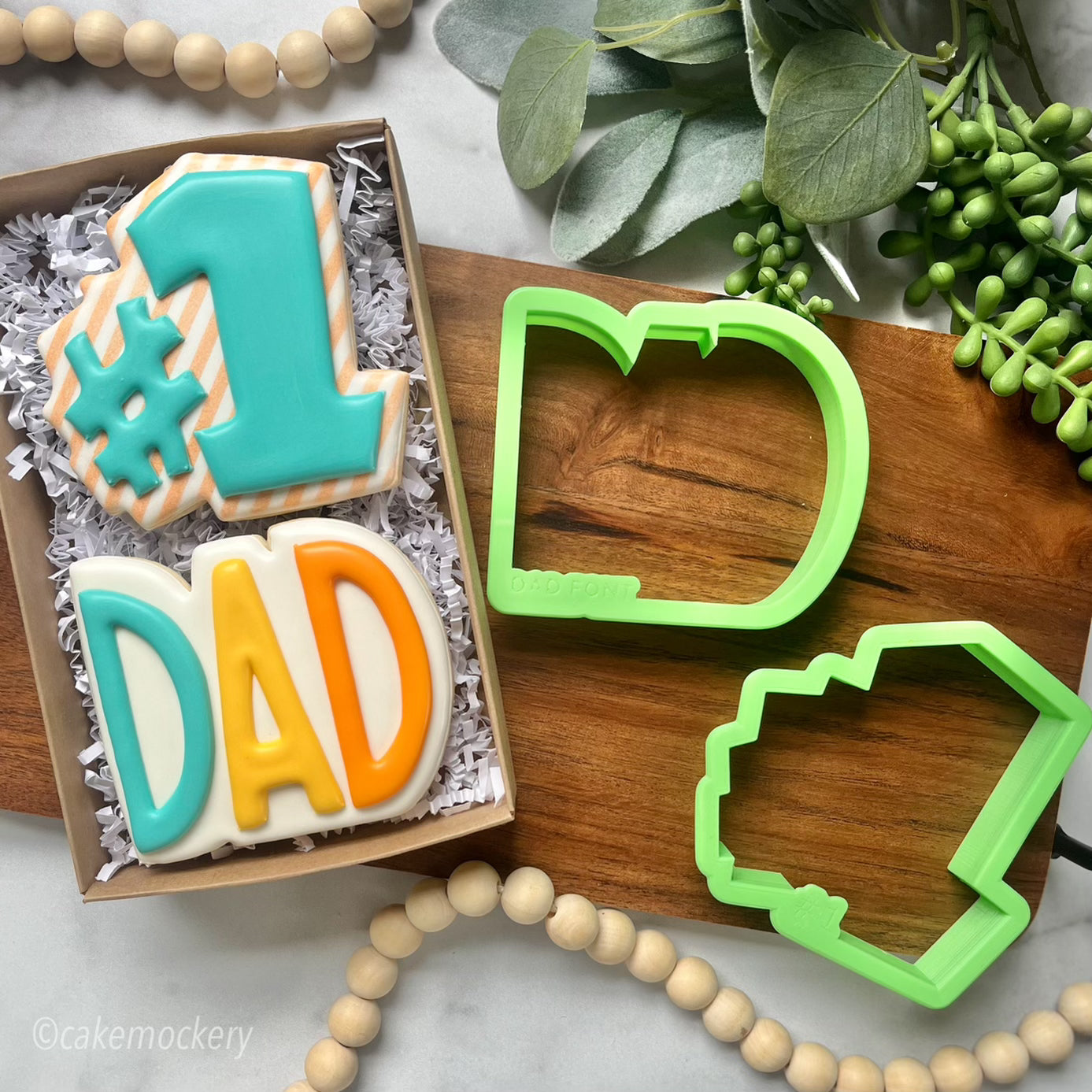 Dad Font Cookie Cutter