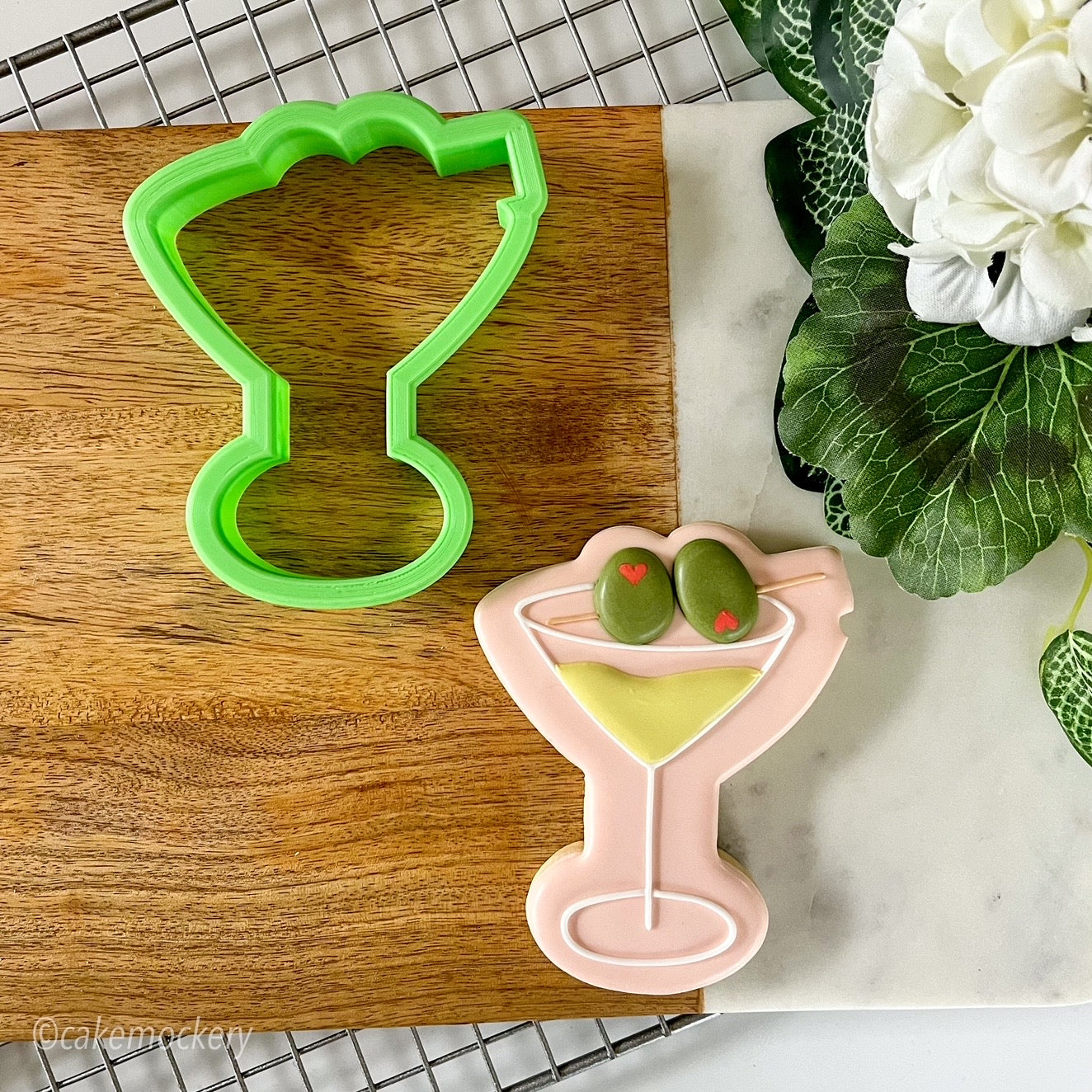 Dirty Martini Cookie Cutter