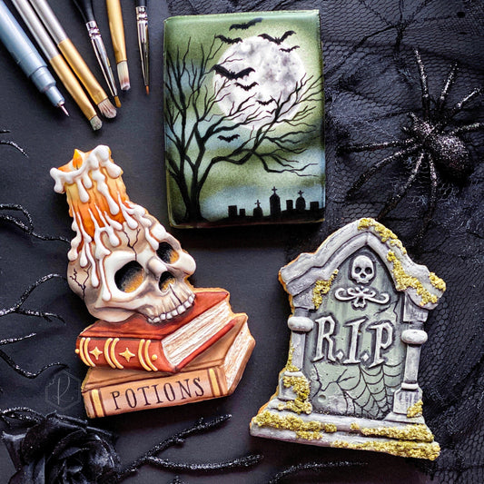 Kirkie Kookies’ "Haunted Hallows" Set of 3 Cookie Cutters